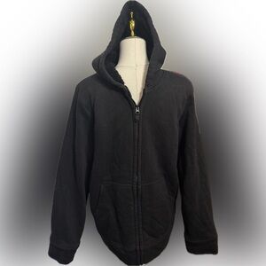 Wonder Nation Black Hooded Jacket